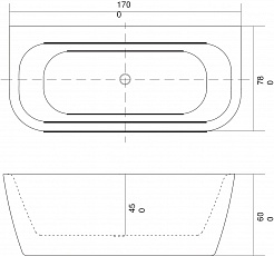 Aquatek Акриловая ванна Алтея 170х78 – фотография-3